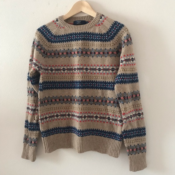J Crew Fair Isle Sweater Men - Picture 4 of 4